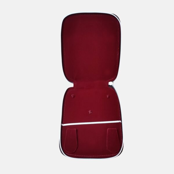 premium velvet jewellery pouch maroon 7x6