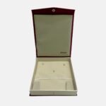 maroon velvet jewellery box