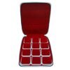 Red velvet earring box 8x7 inch