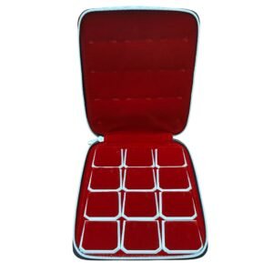 Red velvet earring box 8x7 inch