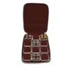 Maroon velvet earring box 8x7 inch