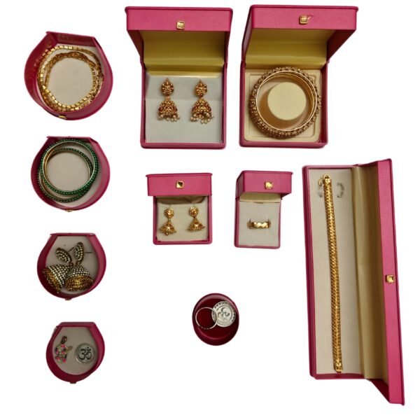 Pink Jewellery Box Combo Set