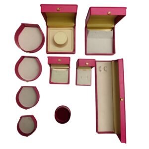 pink jewellery box combo set